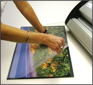 insert print in pouch board